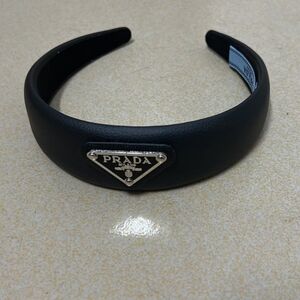 Black Sleek Prada Headband